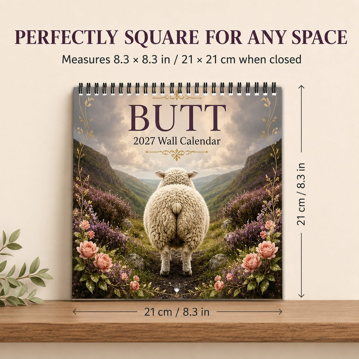 Turn Around, It’s 2027! A Hilariously Cheeky Animal Wall Calendar