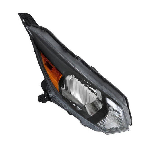 2016 to 2018 Honda HR V Projector Headlights, Matte Black Housing, Halogen Clear Lens Left Driver & Right Passenger Side Pair, Direct OEM Fit
