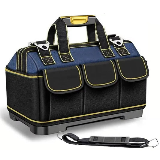 Heavy Duty Tool Bag with Wide Mouth & Waterproof Base