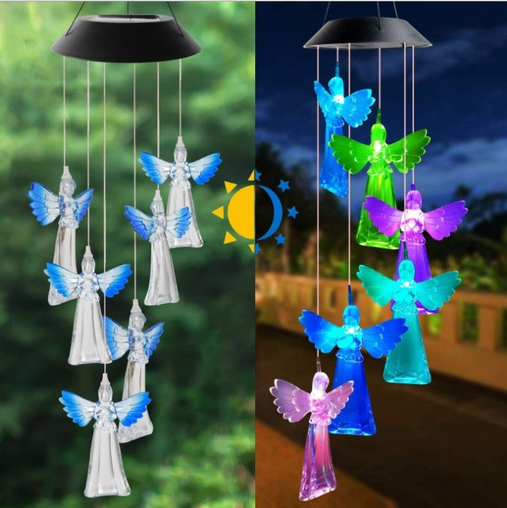 Solar Hanging Wind Chime Light | Patio & Porch Decoration