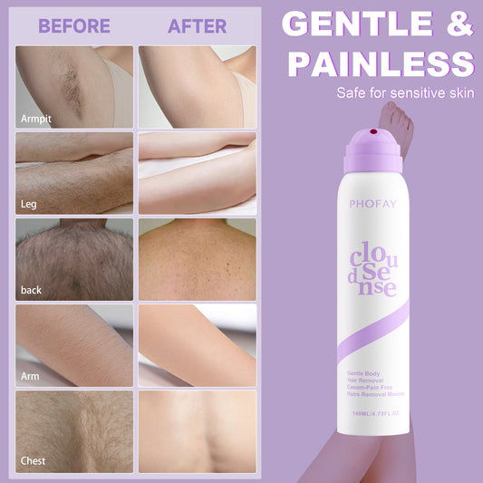 Spray-On Hair Removal Mousse