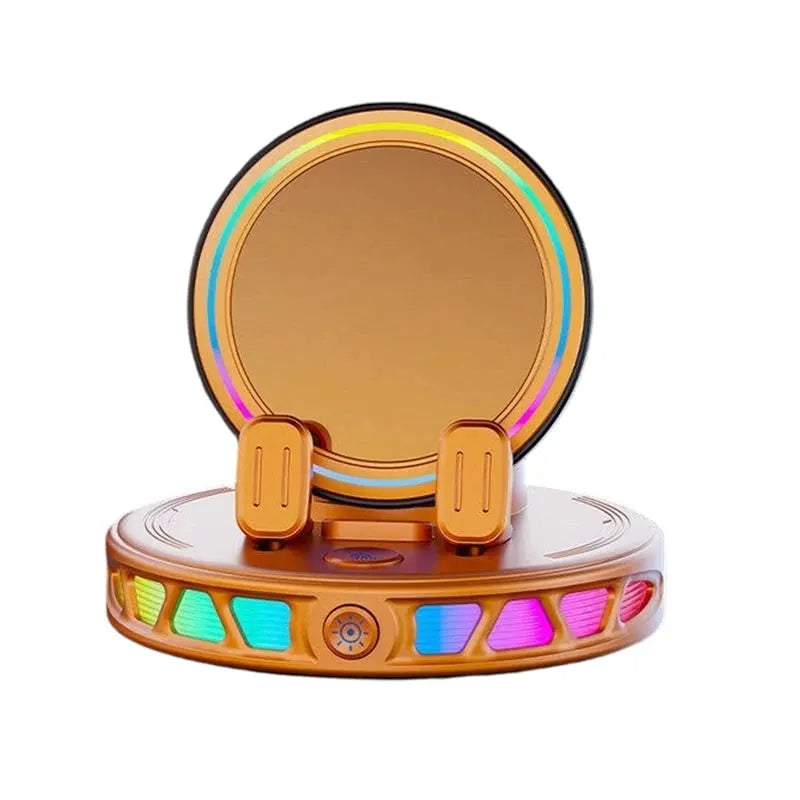 RGB Car Phone Mount Auto-Clamping & Wireless Charging