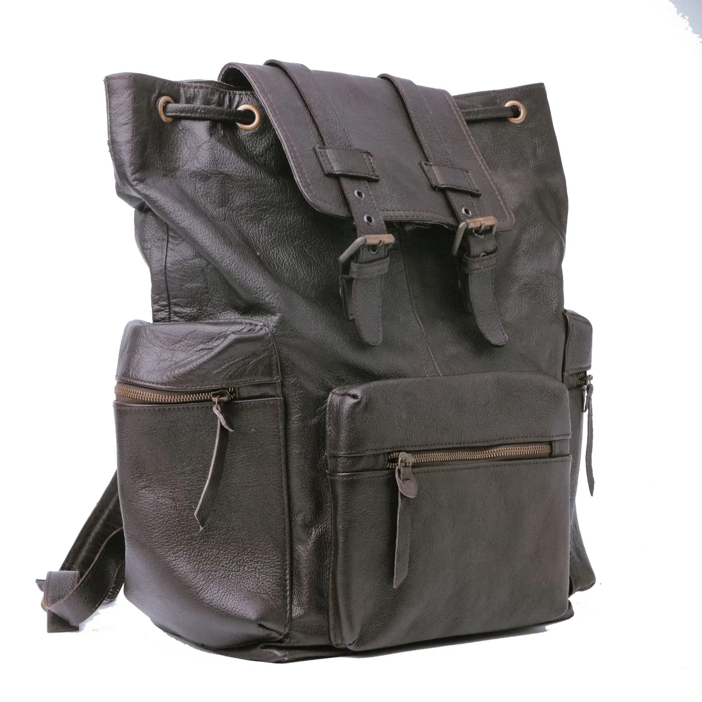 Happy Shopee Leather Heritage Rucksack - Expedition Bag