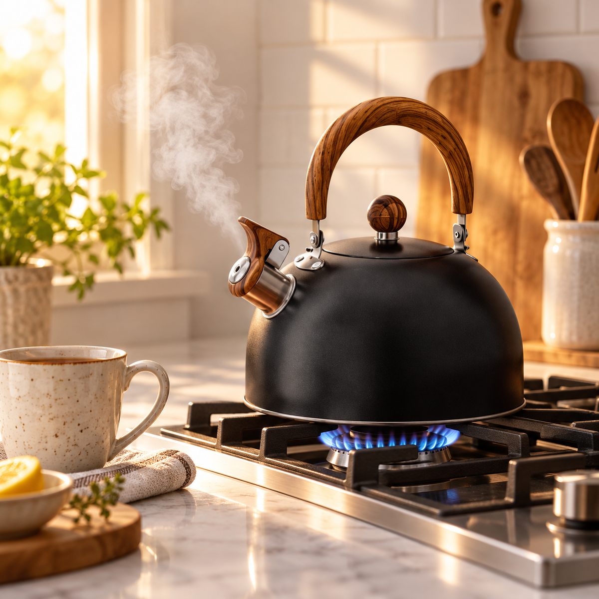 Durable Stainless Steel Kettle Large Capacity Tea Kettle