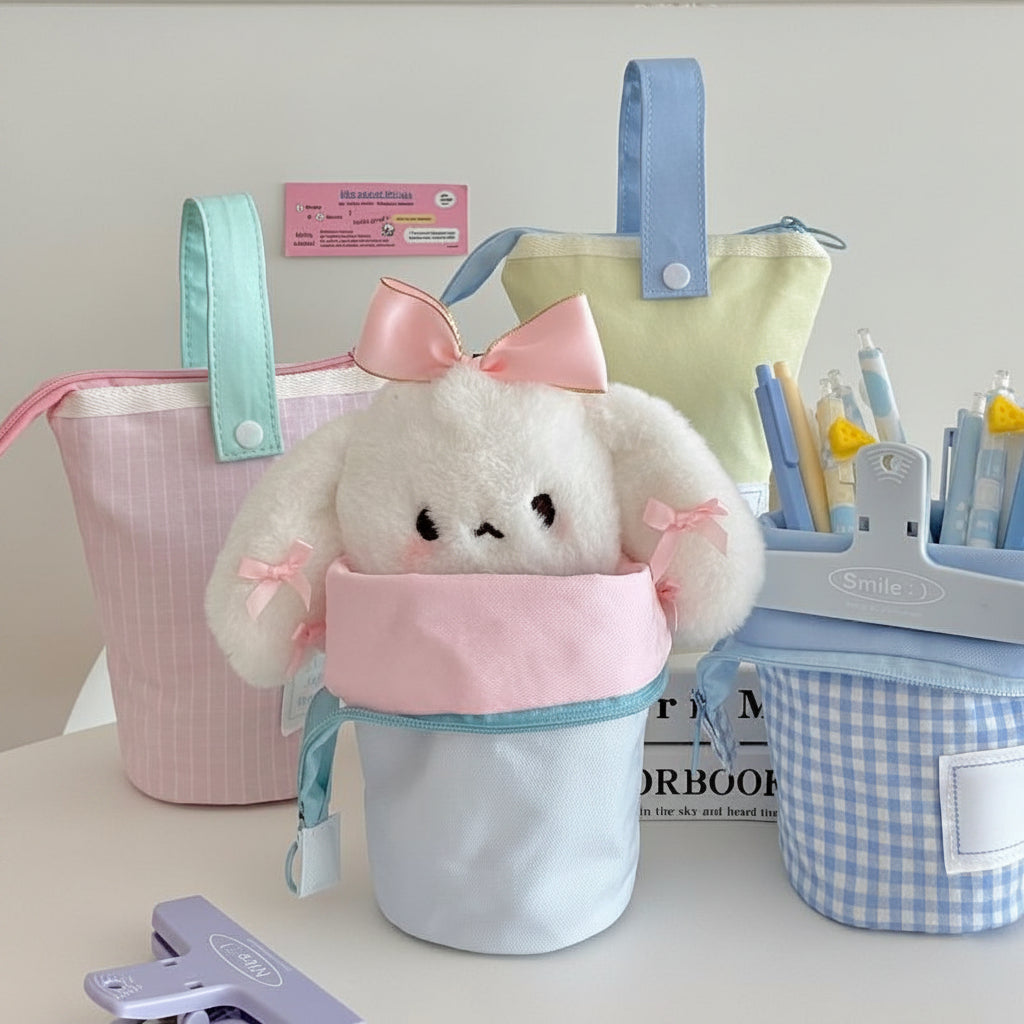 Kawaii Large Capacity Pencil Case – Cute Pen Storage Bag for School Supplies, Student Stationery and Back to School Essentials