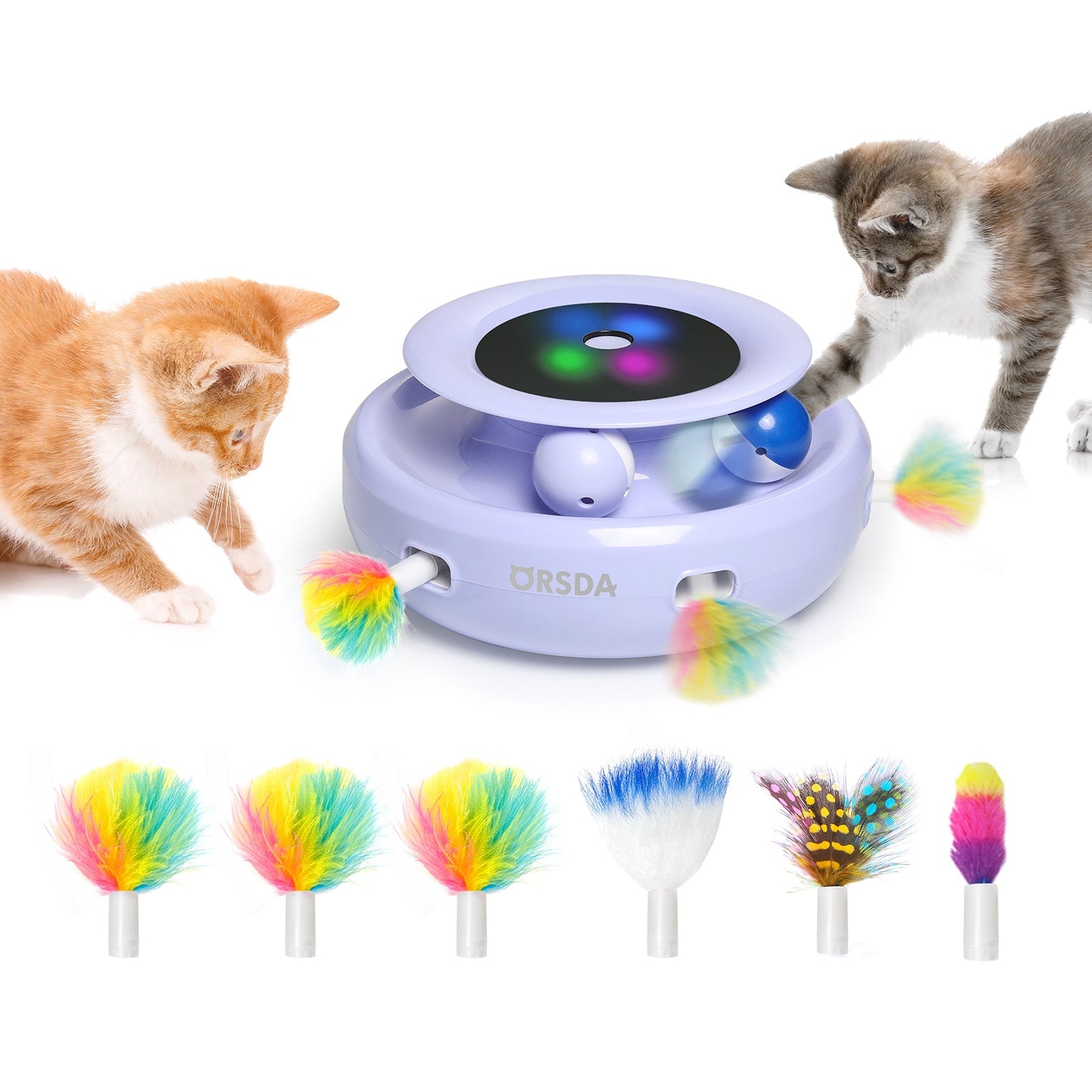 2-in-1 Interactive Cat Toys