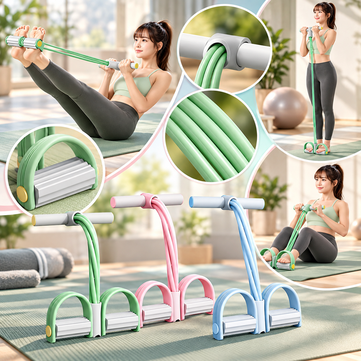 Total Body Resistance Band Home Workout Versatile Fitness Tool