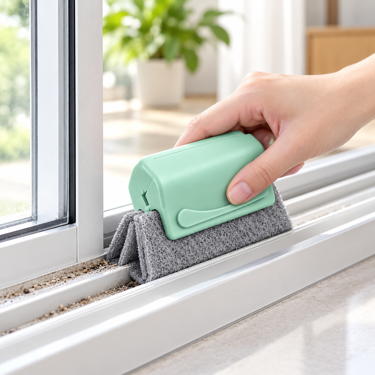 Window Cleaning Brush Gap Crevice Multi Use Tool