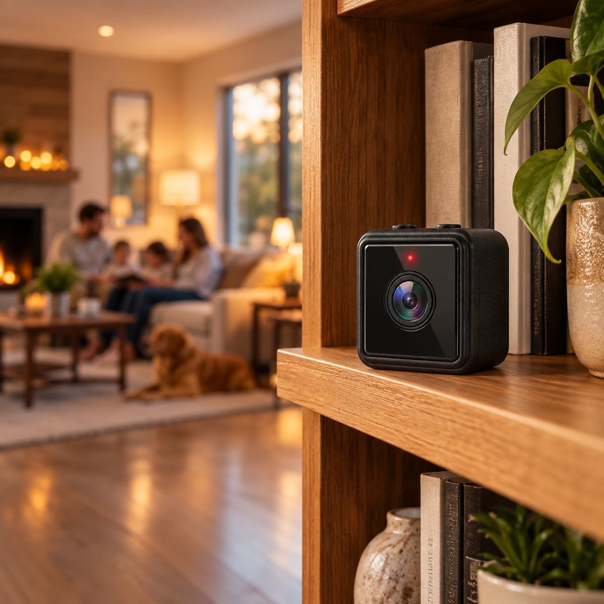 Wireless Security Camera Indoor Compact Home Monitoring