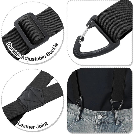 Men's X-Back Suspenders with Hook Clips