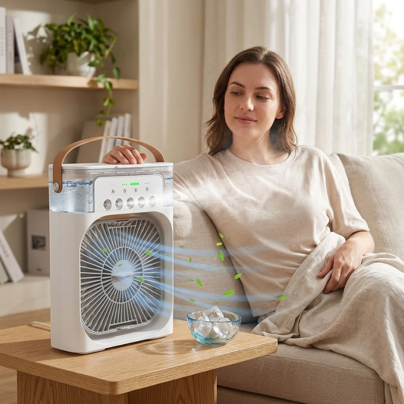 USB Desktop Cooling Fan Compact Personal Airflow