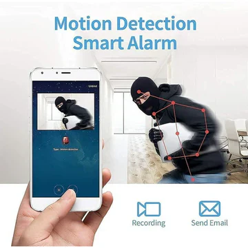 Wireless Security Camera with 1080p HD Recording and Night Vision, Motion Detection