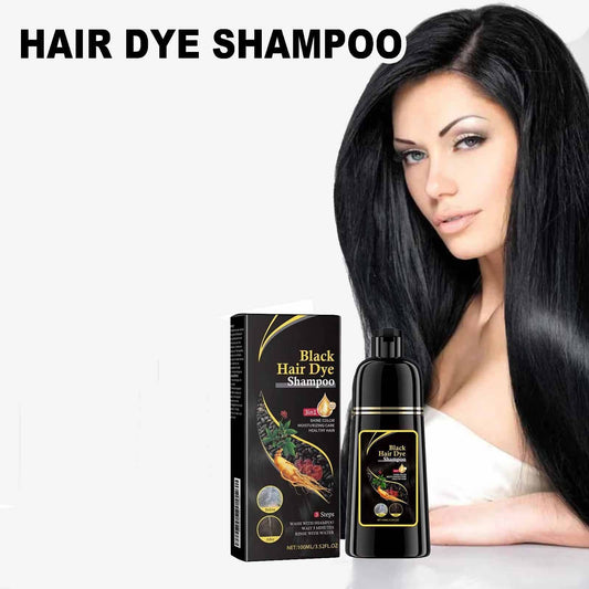 Gray Root Cover Shampoo with Plant Extracts and 10-Minute Application