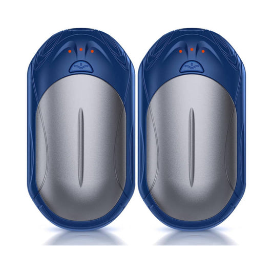 2 Pack Rechargeable Hand Warmers, AI Smart Electric Pocket Heaters with 20 Hour Long Lasting Heat for Outdoor Activities