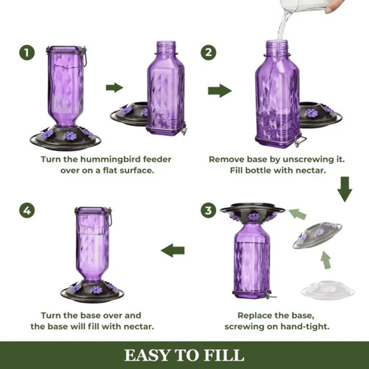 Last Day Sale 49% Off Hummingbird Feeder - Leak-proof seal