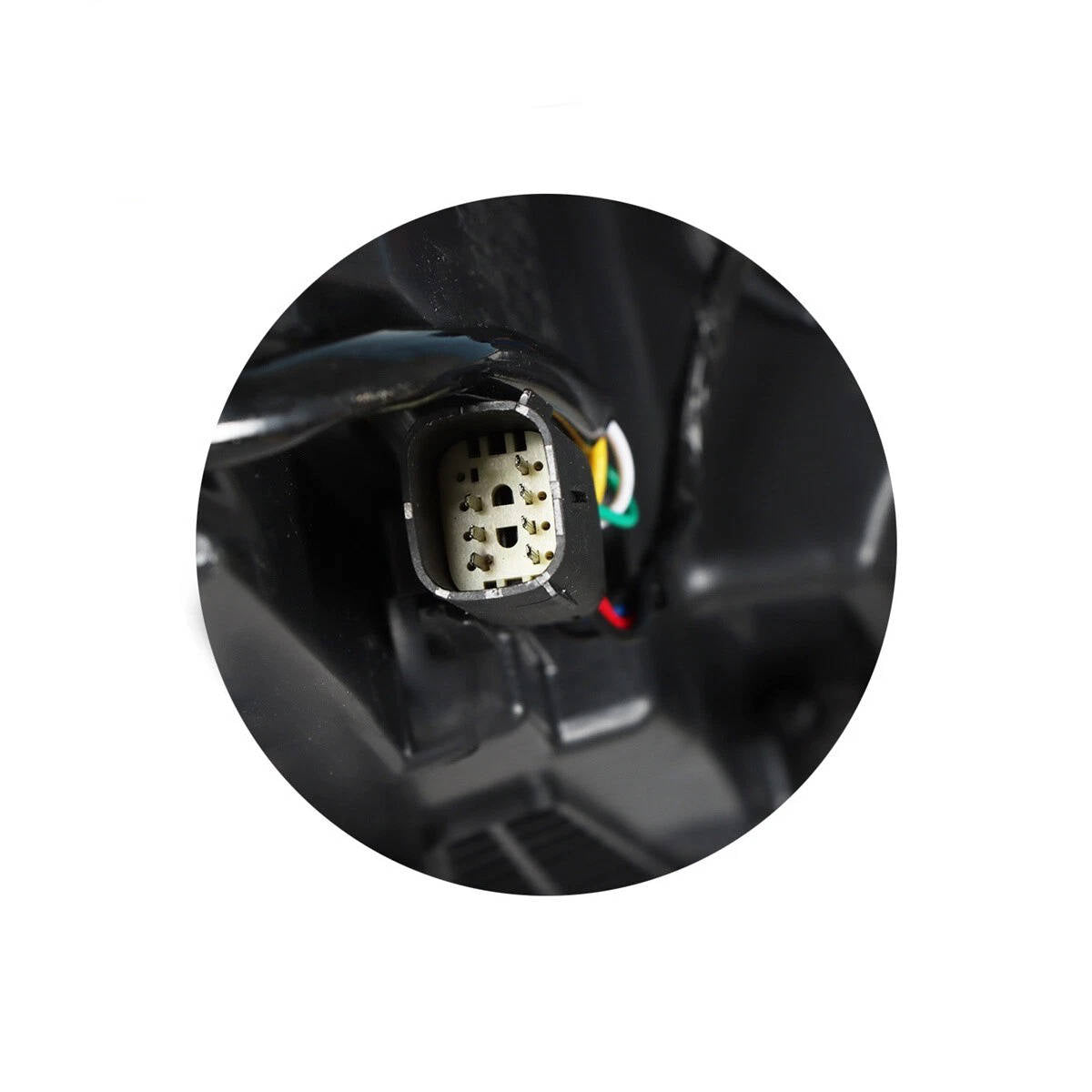 2016 to 2018 Chevrolet Malibu Halogen Headlight, Black Housing Clear Projector Lens, Left Driver Side, Direct OEM Fit