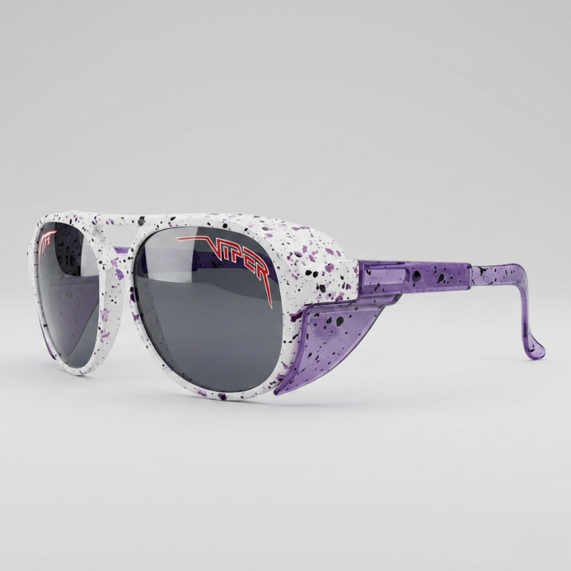Wraparound Motorcycle Sunglasses with UV400 Protection and Wind Barrier