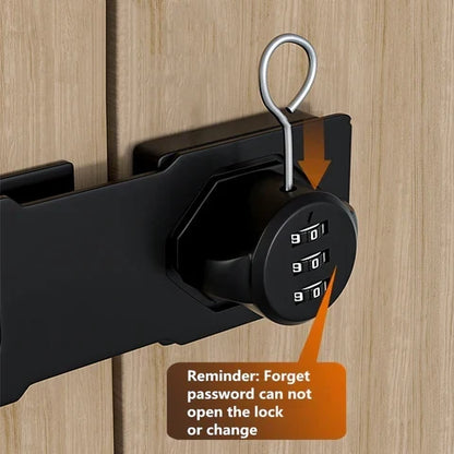 Combination Cam Lock with 1,000 Code Options and Chrome Dials, Dual Baseplate Design