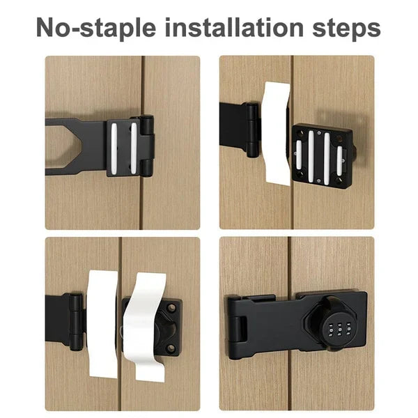 Combination Cam Lock with 1,000 Code Options and Chrome Dials, Dual Baseplate Design