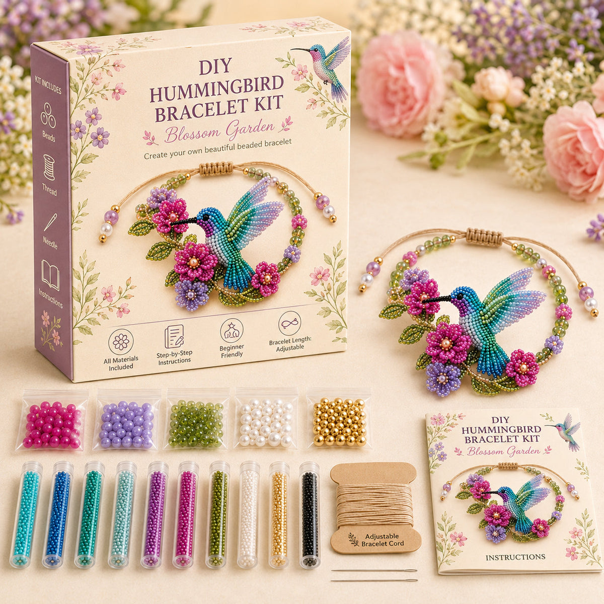 DIY Beaded Nature Bracelet Kit