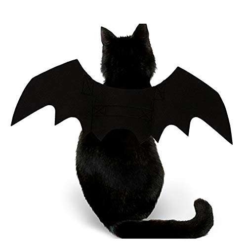 Bat Wings Costume Accessory with Adjustable Dual Straps for Cats and Small Dogs