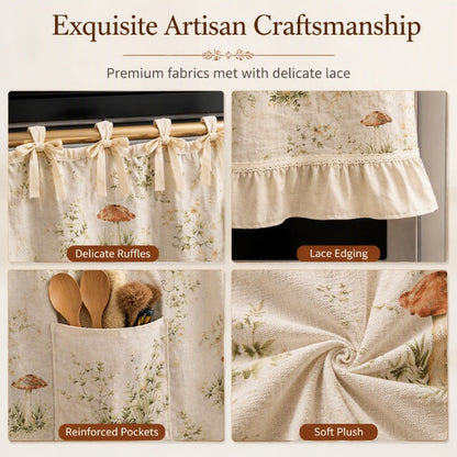 Oven Skirt Curtain with Pockets