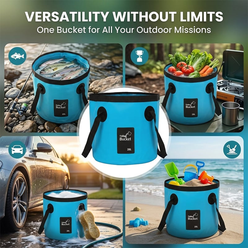 Upsell-Folding Fishing Bucket