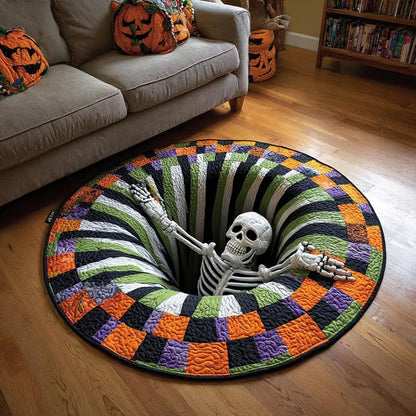 3D Spider Illusion Halloween Rug — Create A Spooky “Vortex” Effect That Terrifies Every Guest