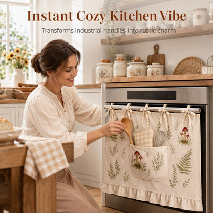Oven Skirt Curtain with Pockets