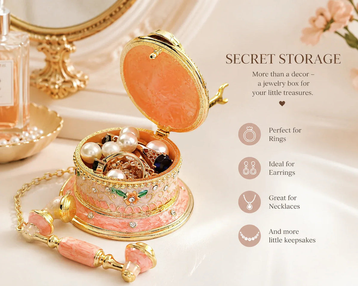 Vintage Telephone Jewelry Box