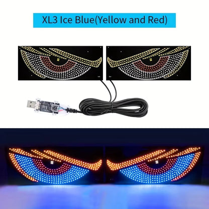 Car Windshield LED Display Panel with Remote Control and Music Sync