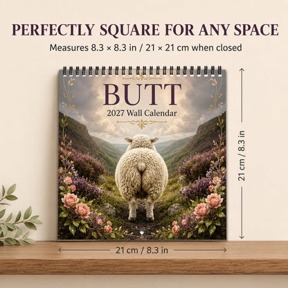Turn Around, It’s 2027! A Hilariously Cheeky Animal Wall Calendar