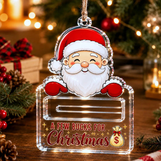 Crystal Acrylic Money Holder Ornament
