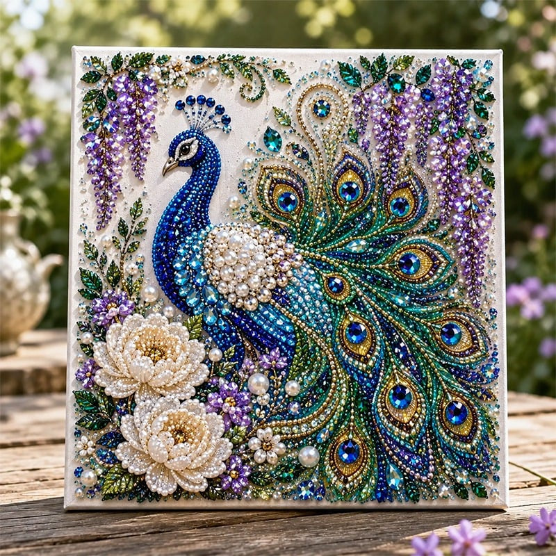 Animal Pearl Art DIY Craft Kit – Create Your Own Sparkling Handmade Masterpiece