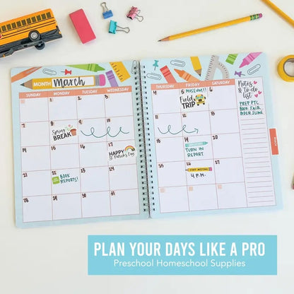 Undated Teacher Planner 2026–2027 | Weekly & Monthly Classroom Organizer for Lesson Planning, Scheduling & Teacher Productivity