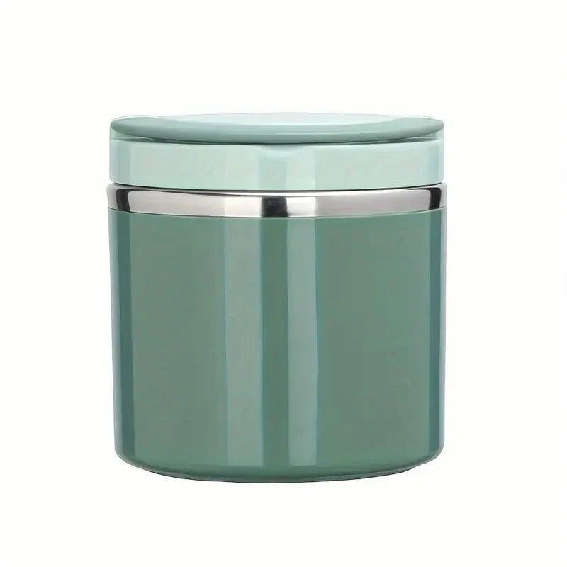 Stainless Steel Insulated Lunch Box with Handle – Leakproof Stackable Food Container for Office, School & Travel
