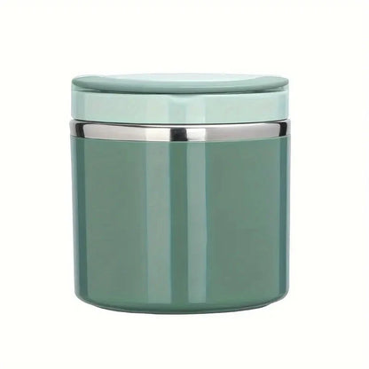 Stainless Steel Insulated Lunch Box with Handle – Leakproof Stackable Food Container for Office, School & Travel