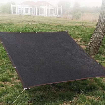 Mesh Shade Sail with Metal Grommets and UV Protection for Patios