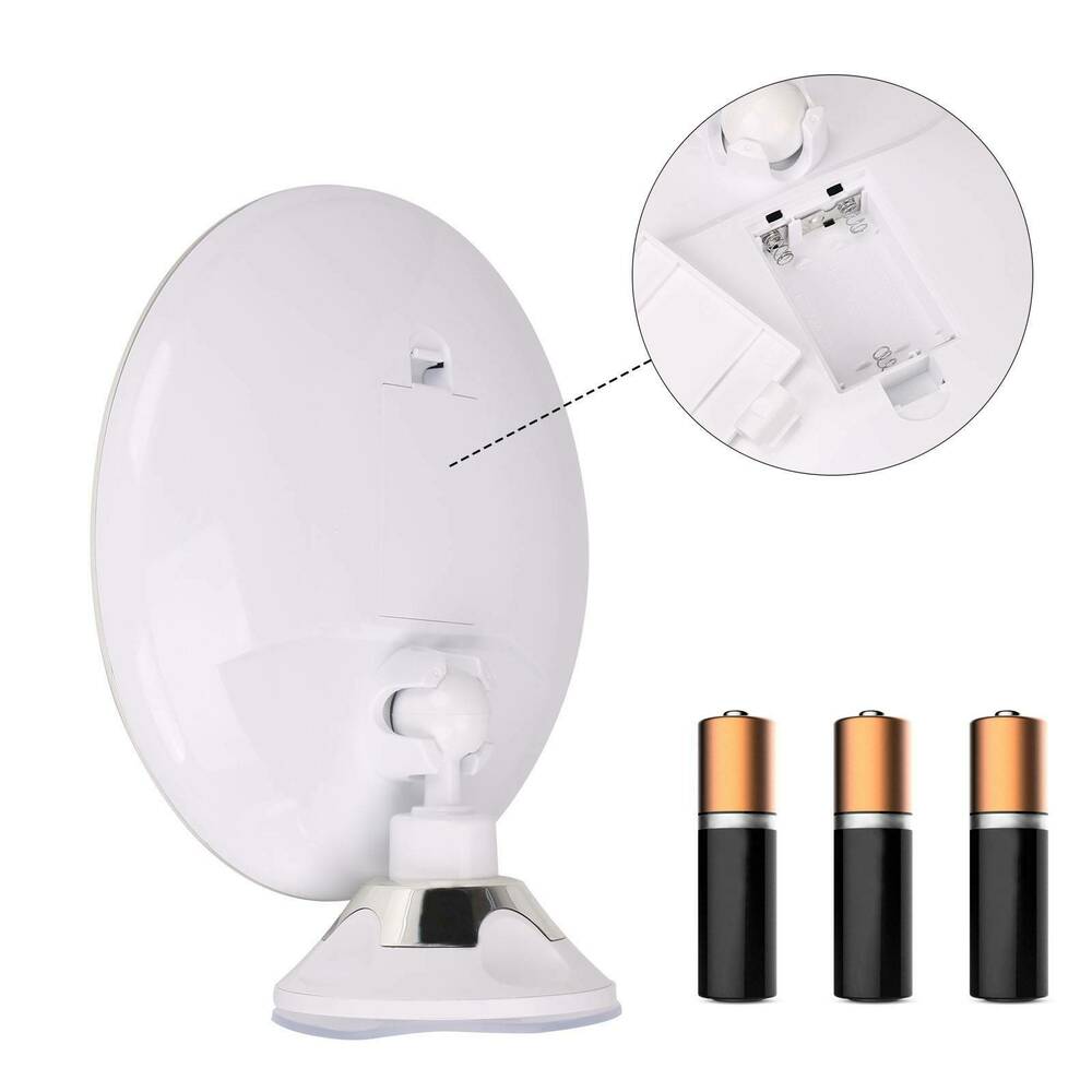 LED Magnifying Mirror | 10x Magnification with 360° Rotation