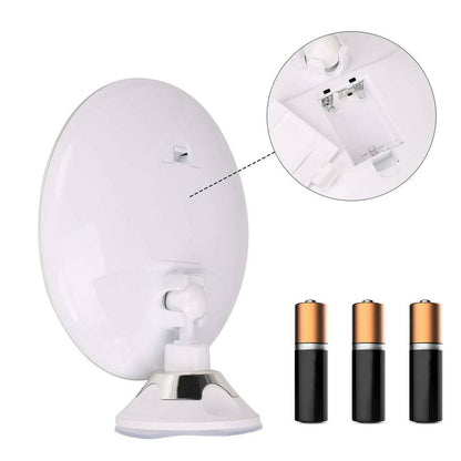 LED Magnifying Mirror | 10x Magnification with 360° Rotation