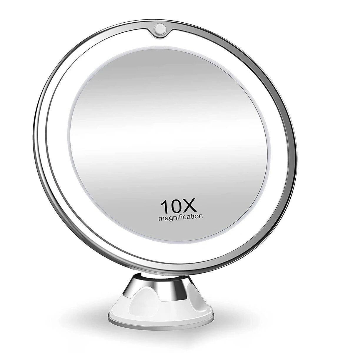 LED Magnifying Mirror | 10x Magnification with 360° Rotation