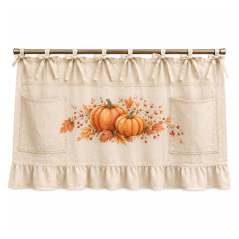 Oven Skirt Curtain with Pockets