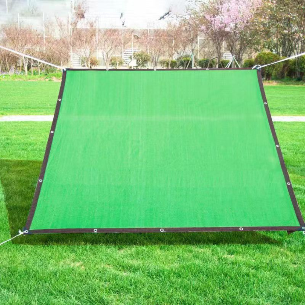 Mesh Shade Sail with Metal Grommets and UV Protection for Patios