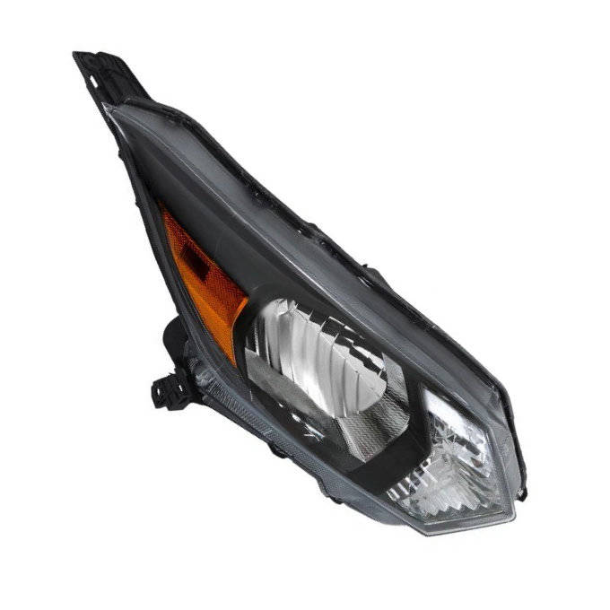 2016 to 2018 Honda HR V Projector Headlights, Matte Black Housing, Halogen Clear Lens Left Driver & Right Passenger Side Pair, Direct OEM Fit