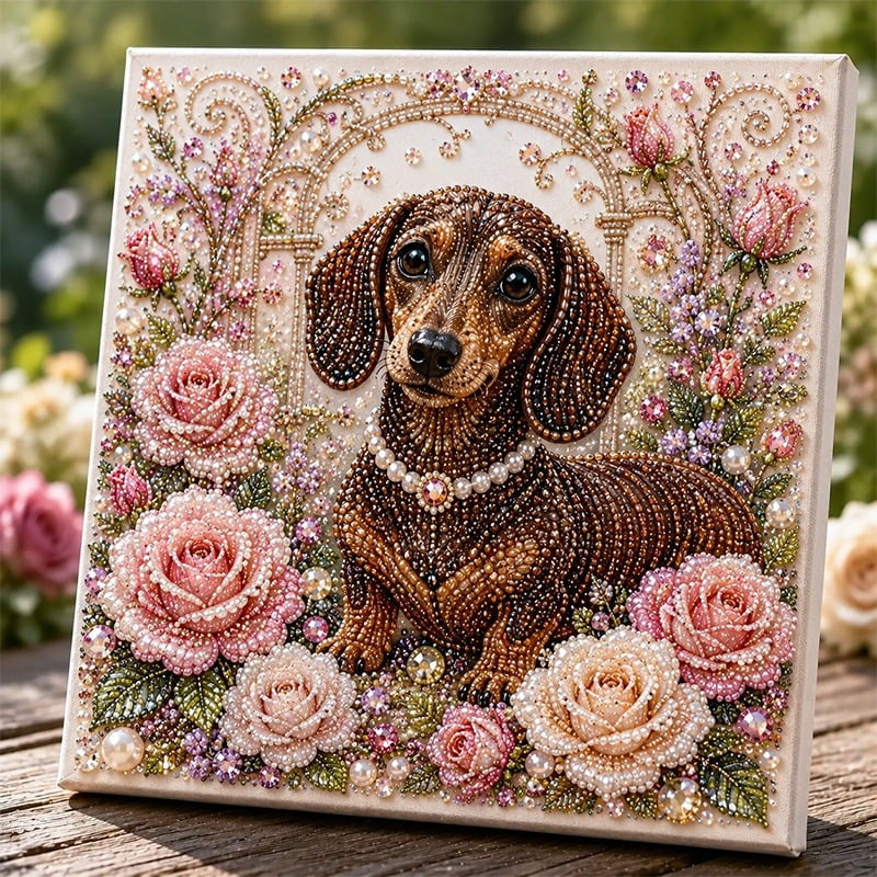 Animal Pearl Art DIY Craft Kit – Create Your Own Sparkling Handmade Masterpiece