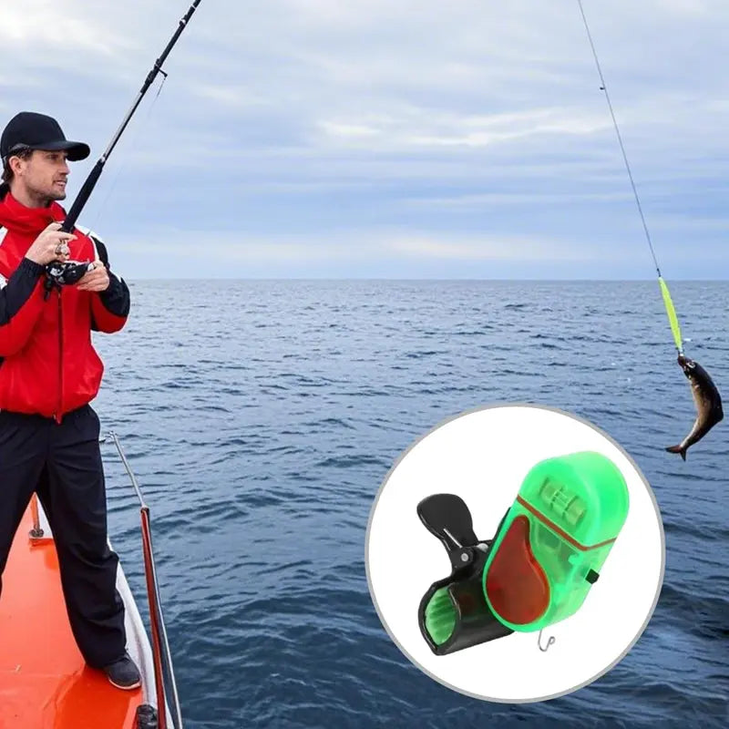 Rod Bite Alert with Sound and LED Flash for Night Fishing