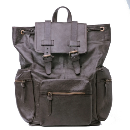 Happy Shopee Leather Heritage Rucksack - Expedition Bag