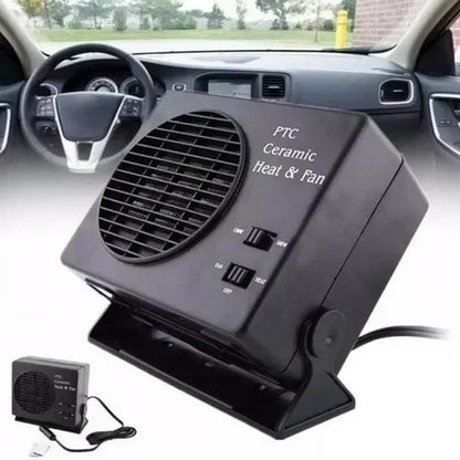 12V Portable Car Heater with Ceramic Heating Element and Dual Mode, 150-300W