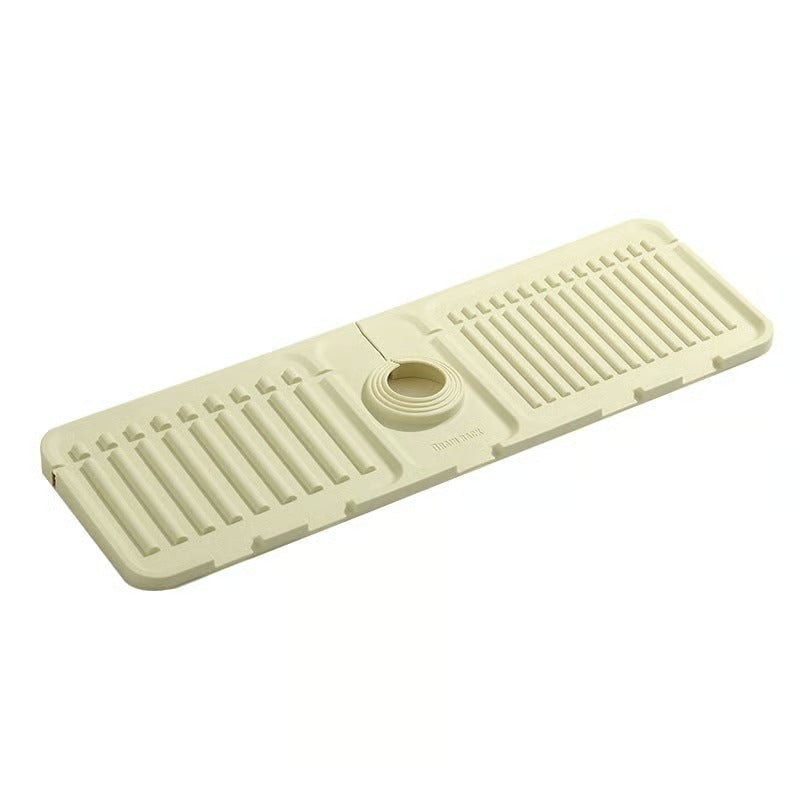 sloped faucet splash guard mat