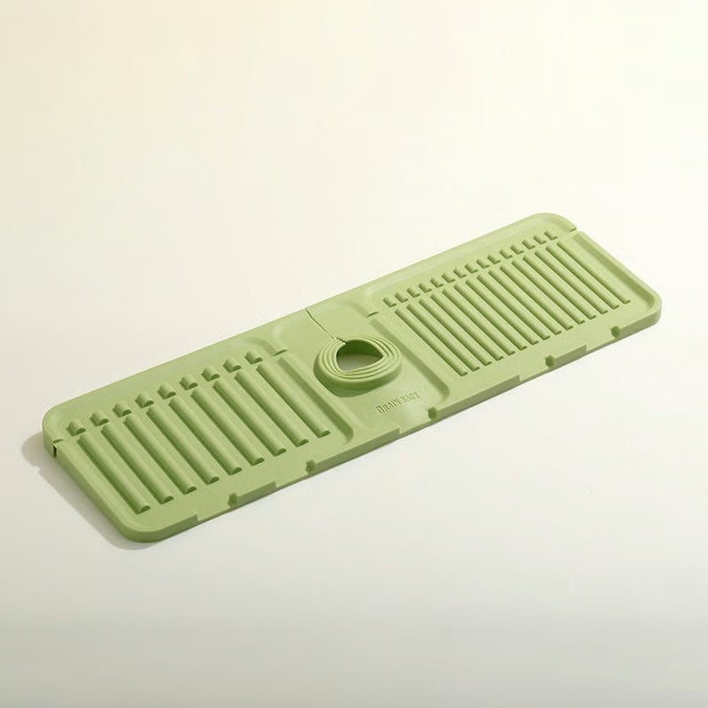 sloped faucet splash guard mat